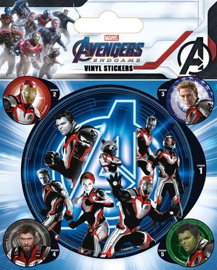 Avengers: Endgame Quantum Realm Suits - naklejki 10x12,5 cm Marvel