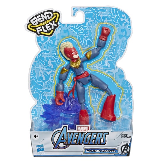 Avengers, figurka Bend And Flex Captain Marvel Hasbro
