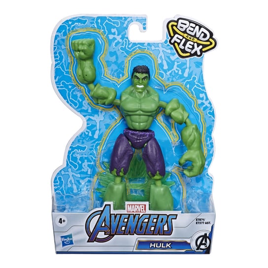 Avengers, figurka kolekcjonerska Bend And Flex Hulk Hasbro