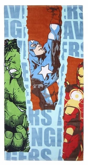 Avengers Hulk Iron Man Ręcznik Kąpielowy 140X70 Cerda