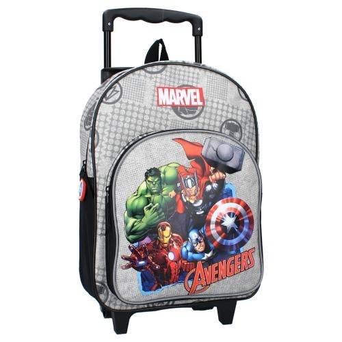 Avengers Hulk Walizka Kółka Plecak Szkolny Dzieci Vadobag