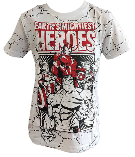Avengers Koszulka Chłopięca T-Shirt Marvel Hulk Avengers