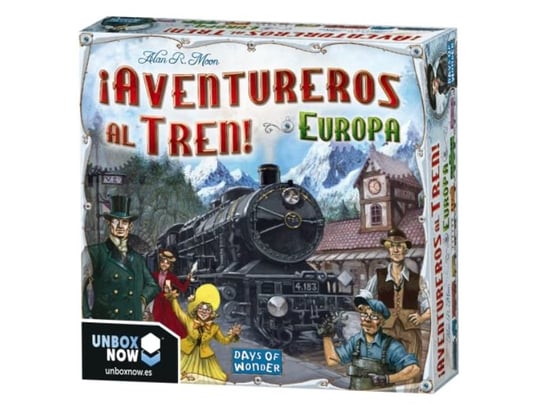 Aventureros Al Tren! Edge Entertainment, wersja hiszpańska, gra planszowa, Crossroad CROSSROAD