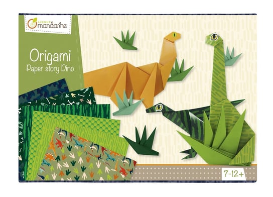 Avenue Mandarine, zestaw kreatywny, Origami, Dinozaury Avenue Mandarine
