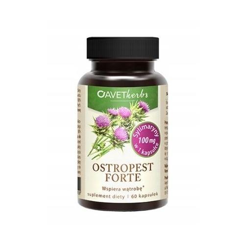Avet Herbs, Ostropest Forte, 60 kaps. AVET