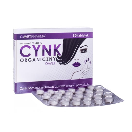 Avet Pharma, Cynk Organiczny Avet, 30 tabletek Avet Pharma