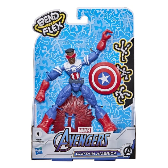Avn Bend And Flex Captain America Falcon Avengers