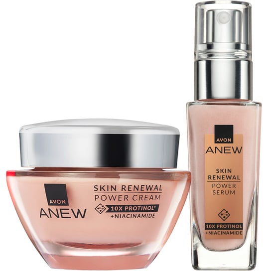 Avon Anew Odmładzająco-wzmacniający krem do twarzy z Protinolem™ 50ml + Odmładzająco-wzmacniające serum do twarzy z Protinolem™ 30ml AVON