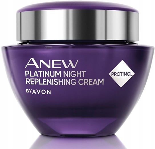 Avon Anew Platinum, liftingujący krem do twarzy na noc SPF25 z Protinolem™, 50ml AVON