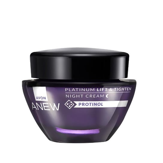 Avon Anew Platinum, liftingujący krem do twarzy na noc SPF25 z Protinolem™, 50ml AVON