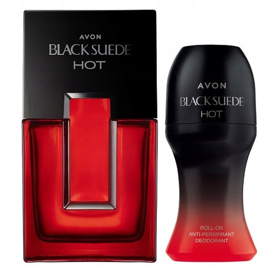 Avon, Black Suede Hot, zestaw kosmetyków, 2 szt. AVON