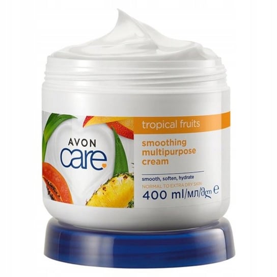Avon Care, Superfood Tropical Fruits, Wygładzający krem do twarzy, rąk i ciała dla kobiet, 400ml AVON