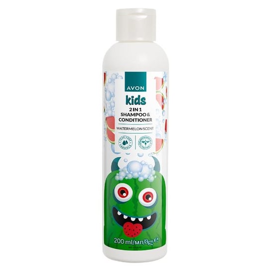 Avon Kids 2w1 Watermelon Scent szampon i odżywka dla dzieci - arbuz - 200ml bez marki