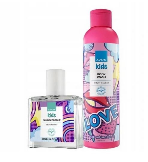 Avon Kids Zestaw 2 Kosmetyków Owocowych Fruity Scent 200 Ml AVON