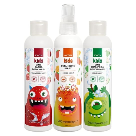 Avon Kids Zestaw Kosmetyków Dla Dzieci, 3 Szt. AVON
