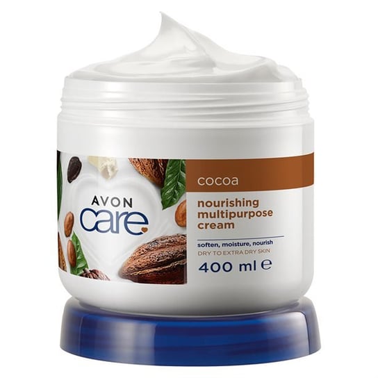 Avon, Krem Do Ciała Rąk Twarzy Uniwersalny Odżywczy Z Masłem Kakaowym, 400ml AVON