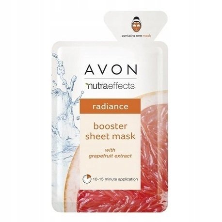Avon Nutraeffects Maska Rozświetlająca W Płacie AVON