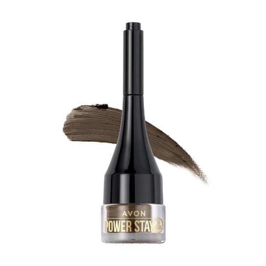 Avon Power Stay Pomada do brwi 24 godziny - Dark Brown - 2g Inny producent