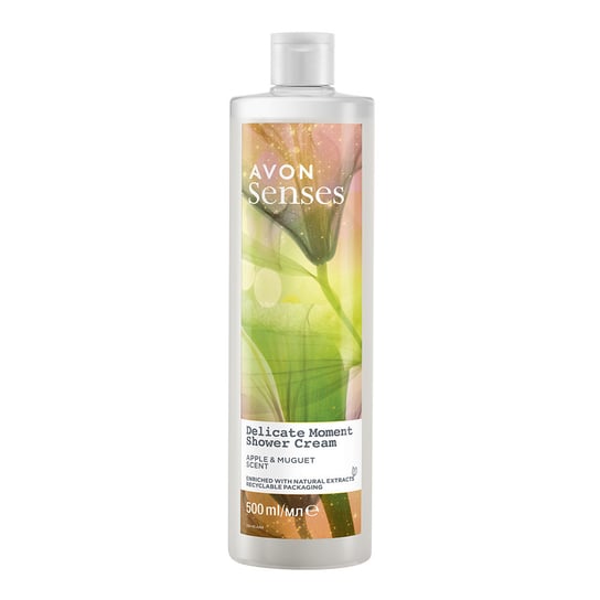 Avon Senses, Delicate Moment, żel pod prysznic damski, Jabłko Konwalia, 500ml AVON