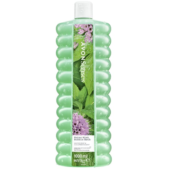 Avon Senses, Water Mint, płyn do kąpieli damski, Mięta Ogórek, 1000ml AVON