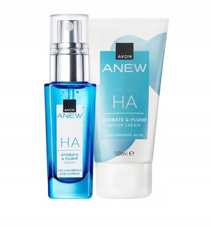 AVON ZESTAW ANEW HA KREM I SERUM NAWILŻAJĄCO UJĘDRNIAJĄCE DO TWARZY Inna marka