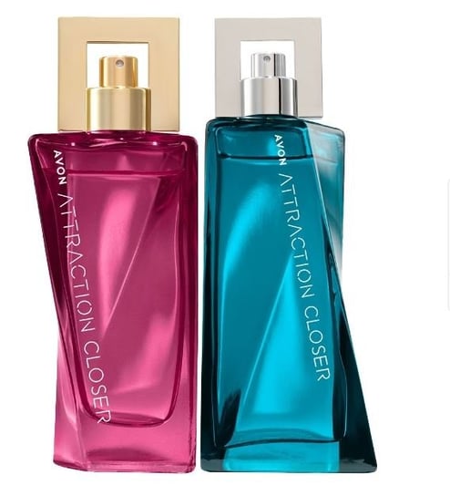 AVON ZESTAW ATTRACTION CLOSER 2 KOSMETYKI WODA 50 ML + WODA 75 ML AVON