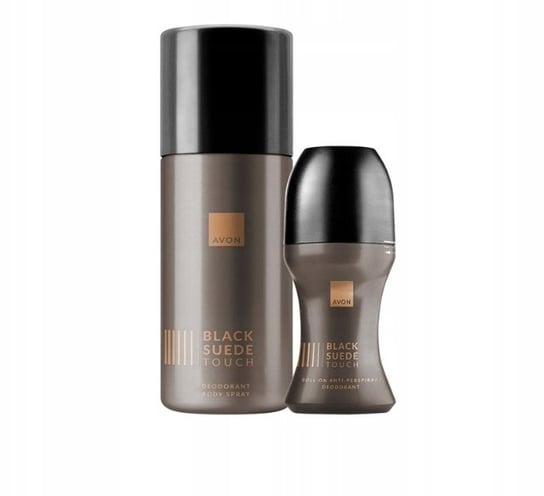 AVON ZESTAW BLACK SUEDE TOUCH dezodorant w sprayu 150ml + w kulce 50ml Inna marka