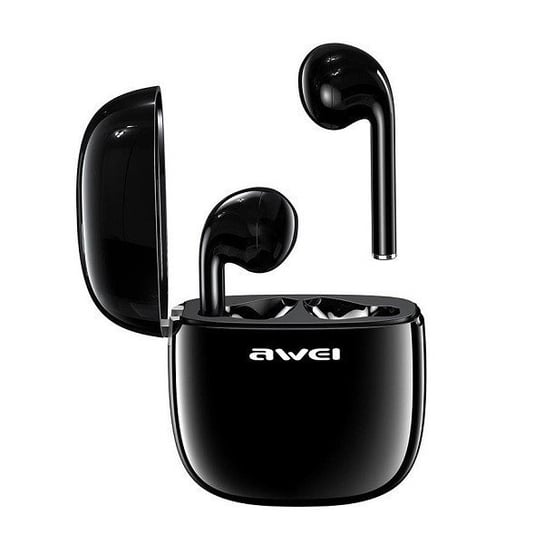 AWEI słuchawki Bluetooth 5.0 T28 TWS + stacja dokująca czarny/black Awei