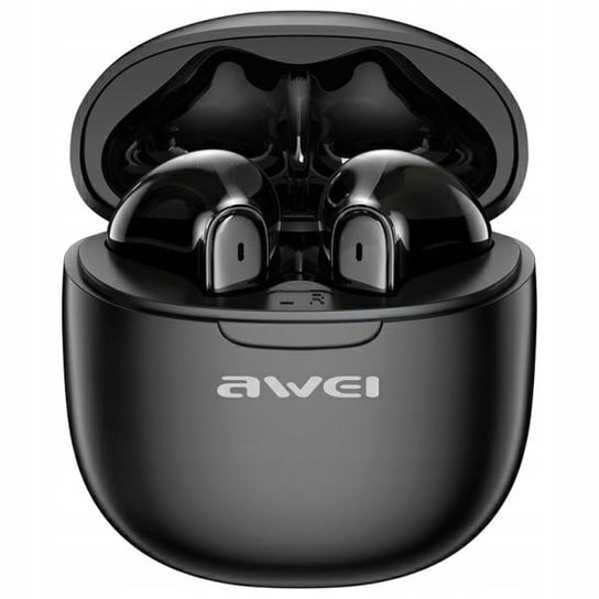 AWEI Słuchawki Bluetooth 5.3 T68 TWS ENC Czarne Awei