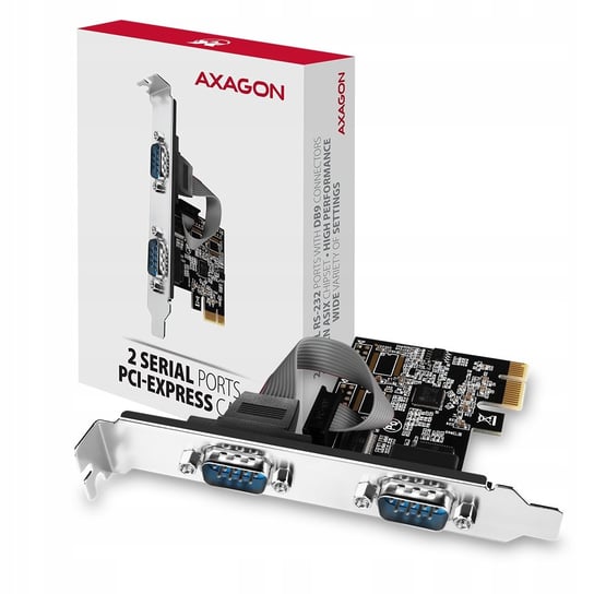 Axagon PCEA-S2N kontroler PCi-Ex 2x RS232 COM Inna marka