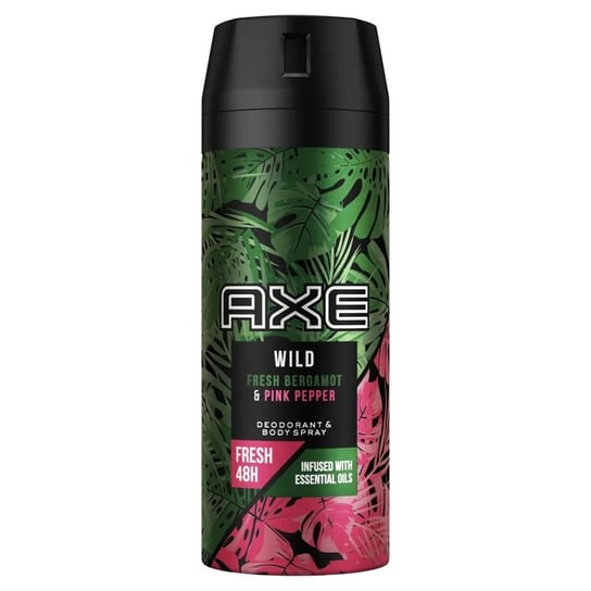 Axe, Wild Fresh Bergamot & Pink Pepper, dezodorant w spray'u, 150 ml Axe