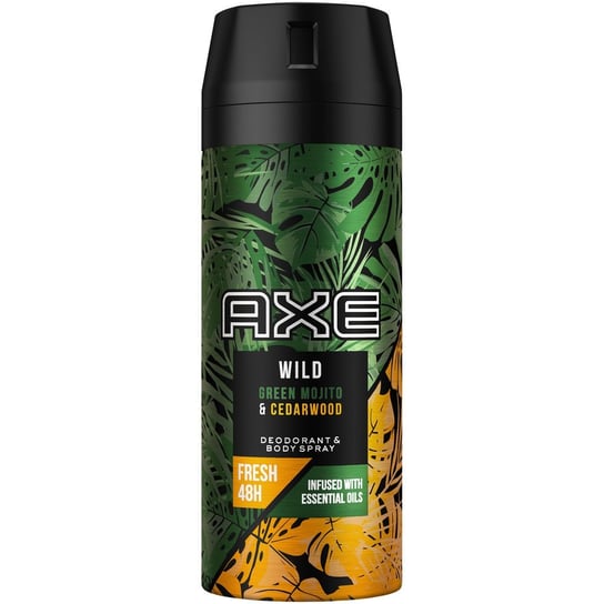 Axe, Wild Green Mojito & Cedarwood dezodorant dla mężczyzn spray 150ml Axe