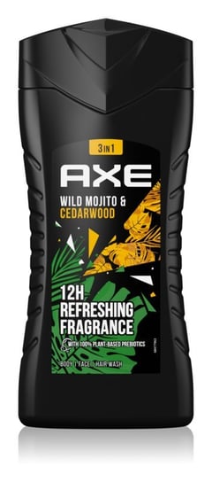 Axe, Wild Green Mojito & Cedarwood, Odświeżający Żel Pod Prysznic, 250ml Axe