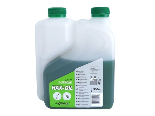 Axenol Husq-Oil, olej do 2-suwów, zielony, 500 ml Carmotion