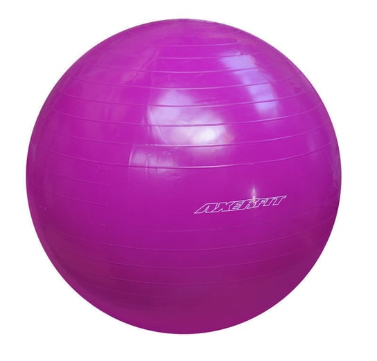 Axer Fit, Piłka gimnastyczna, Standard, fioletowa, 55 cm Axer Fit