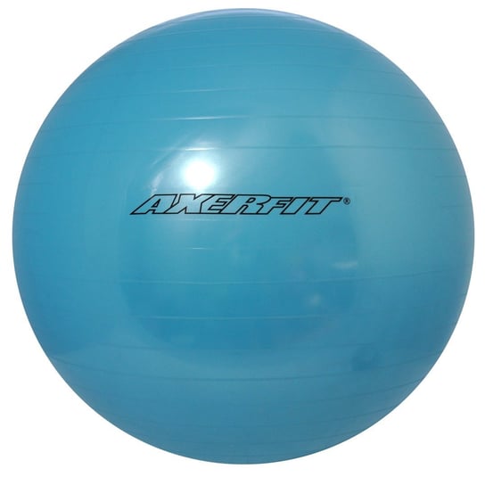 Axer Fit, Piłka gimnastyczna, Standard, niebieska, 65 cm Axer Fit