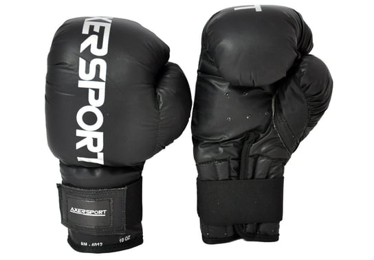 Axer, Rękawice bokserskie, czarne, rozmiar 10 Axer Sport
