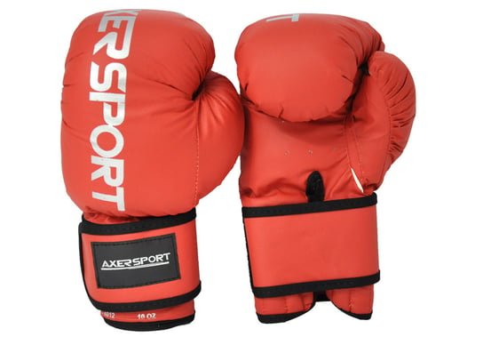 Axer, Rękawice bokserskie, czerwone, rozmiar 12 Axer Sport