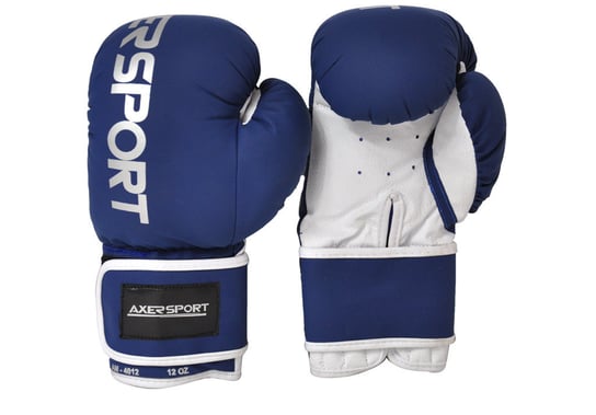 Axer, Rękawice bokserskie, granatowo-biały, rozmiar10 Axer Sport