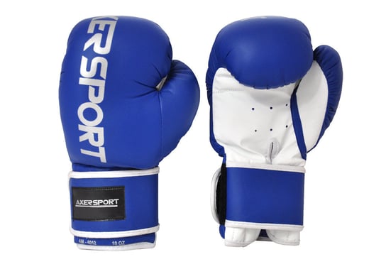 Axer, Rękawice bokserskie, niebiesko-białe, rozmiar 12 Axer Sport