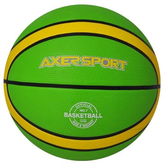 Axer Sport, Piłka do koszykówki, zielony, rozmiar 7 Axer Sport