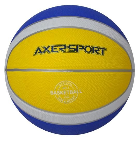 Axer Sport, Piłka do koszykówki, żółty, rozmiar 7 Axer Sport