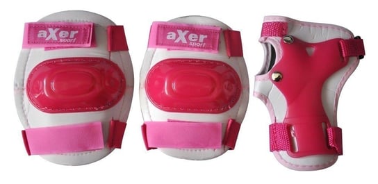 Axer Sport, Zestaw ochraniaczy, Little Pink, rozmiar L Axer Sport