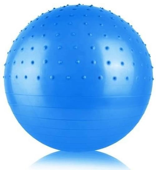 AxerFit Piłka gimnastyczna fitness z masażerem AXER niebieska 65cm Axer Sport