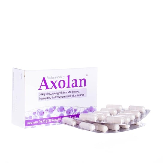 Axolan - suplement diety, 30 kaps. po 557,5 mg Inna marka