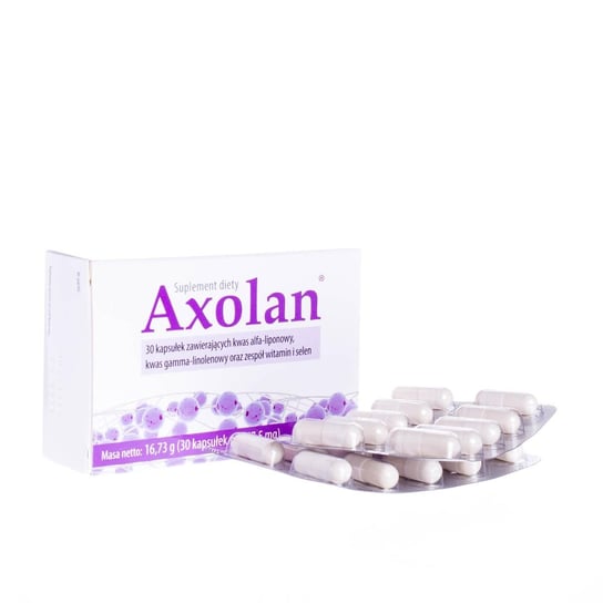 Axolan - suplement diety, 30 kaps. po 557,5 mg Axolan