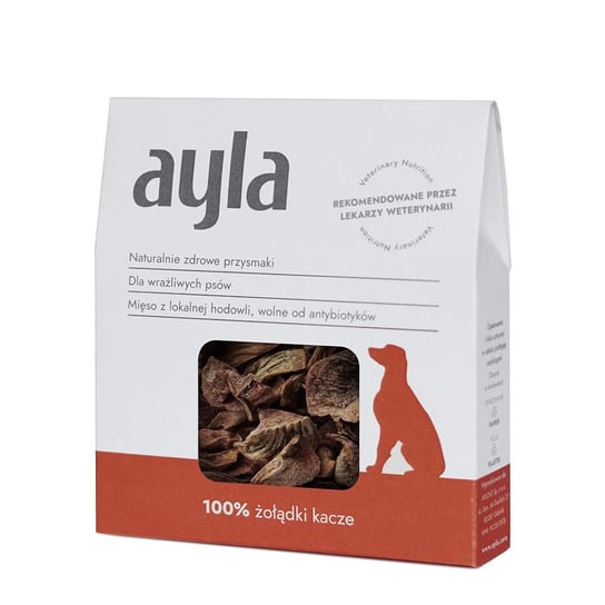 AYLA żołądki kacze liofilizowane przysmaki dla psa (28g) Ayla