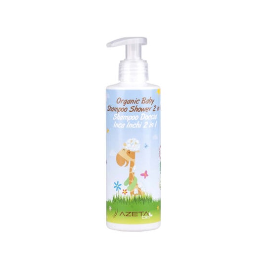 Azeta Bio, Organiczny płyn do mycia ciała i szampon do włosów dla dzieci, 500 ml Azeta Bio