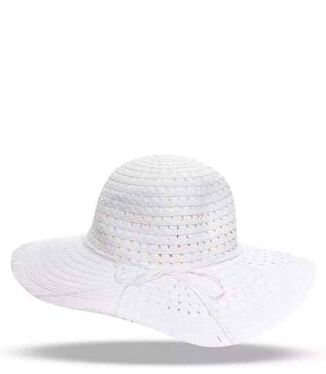 Ażurowy damski kapelusz słomkowy z rafii modny Agrafka