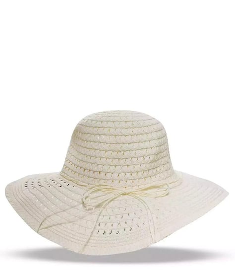 Ażurowy damski kapelusz słomkowy z rafii modny Agrafka